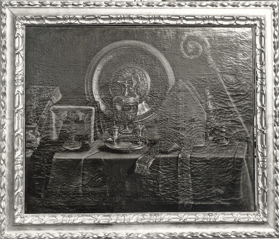 Anonimo — Juan Bautista Espinosa (ambito) - sec. XVII - Natura morta con oggetti liturgici — insieme